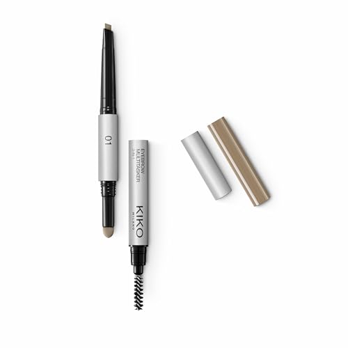 KIKO Milano Eyebrow Multitasker 3-In-1-01, 3-In-1 Eyebrow Perfecter