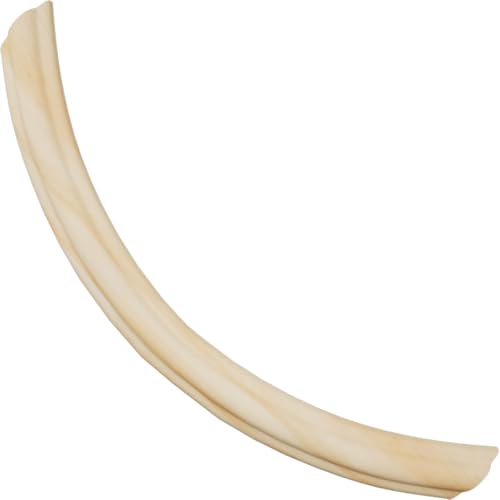 WM1215-1 1/4"W x 14 1/8"H Americraft Solid Wood Stain Grade Moulding 10" Radius Scallop Corner, Pine (Matches Moulding MLDWW01X01WM1215PI)