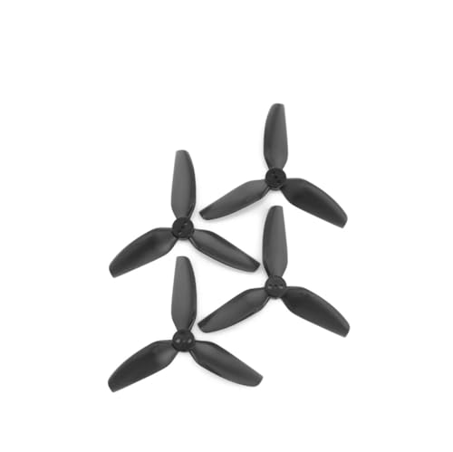 Hélices T3X3X3 anti-choc en polycarbonate noir pour éviter la casse de drone FPV