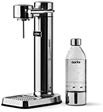 Bild 1 - Aarke Carbonator 3, Wassersprudler aus Edelstahl im modernen Edelstahl Finish mit 2x BPA-freier 1L PET-Flasche, Sprudelwasserbereiter für Leitungswasser, kompatibel mit 60L CO2-Zylindern