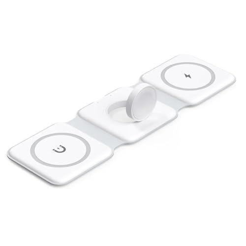 Station de charge magnétique sans fil 3 en 1 pour iPhone et chargeur AirPods 40W