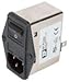 XP POWER FGSMA01BFR Power EntryModule; EMC Filter; IEC Inlet & LINE Filter; Medical; 1A