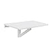SoBuy® Tavolo Pieghevole a Muro,Scrivanie, Tavolo per Computer,Tavolo da Cucina,Senza Sedia, FWT03-W,IT