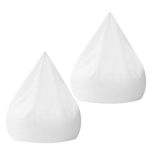 Angoily 2piezas Funda Interior para Puff sin Relleno Forro de Malla Transpirable para Lazy Sofa Fácil Limpieza Forro para Rellenar con Espuma o Algodón Reemplazo para Salón y Dormitorio