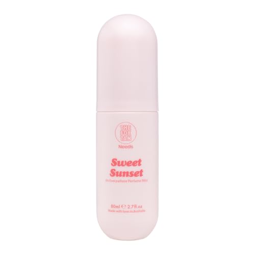The Fox Tan Everywhere Perfume Mist, Sweet Sunset Scent, Spray for Women, Long-Lasting Scent, Vegan & Cruelty Free, 80 ml