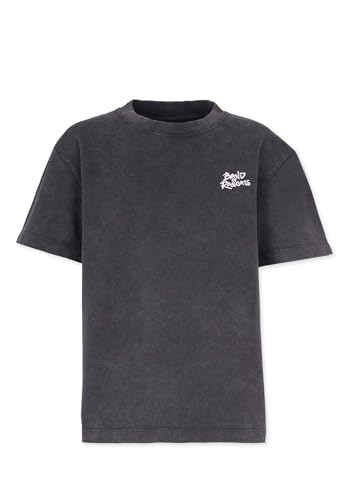 Band of Rascals Kinder Kurzarm T-Shirt Faded aus Bio-Baumwolle Faded-Black Gr. 140