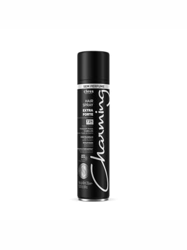 Cless - Hair Spray Fixador Charming 400Ml Black Extra Forte S/ Pe...