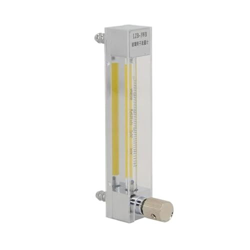Débitmètre à rotor en verre LZB-10F liquide 6-60 LPH rotamètre acier inoxydable