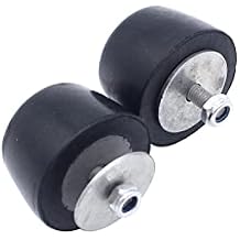 2 pcs Rubber Hood Bumpers Stop Compatible with Jeep Wrangler 1987-1995 YJ, 1997-2006, 2007-2018 JK Black Cushion Rubber Stopper