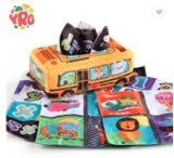 Home Paradise Baby Tissue Box Toy, Soft Stuffed High Contrast Crinkle Montessori Square Sensory Toys, Soft Educational Toys for Toddler, Infants, Newborns and Kids, Preschool Learning - Colorful