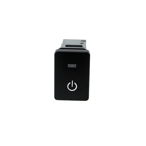 Interruptor pulsador con luz led azul Mobestech 3piezas compatible con coche Vios y Ralink 2