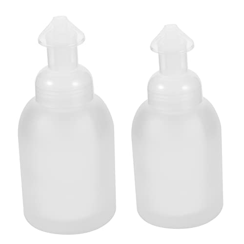 MERRYHAPY 2pièces Flacon Pompe Verre Vide pour Shampoing Après-shampoing Lotion Facile à Remplir Et Réutilisable