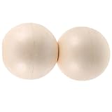 Toyvian Fishing Buoy Floats 15mm Diameter White Foam Marker Buoys 2pcs for Marine Netting Breeding Float Balls Fishing Gear Accessories