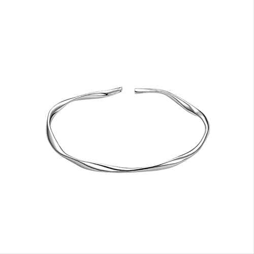 Brangle mince torsadé brillant pour accessoires de mariage de style minimaliste