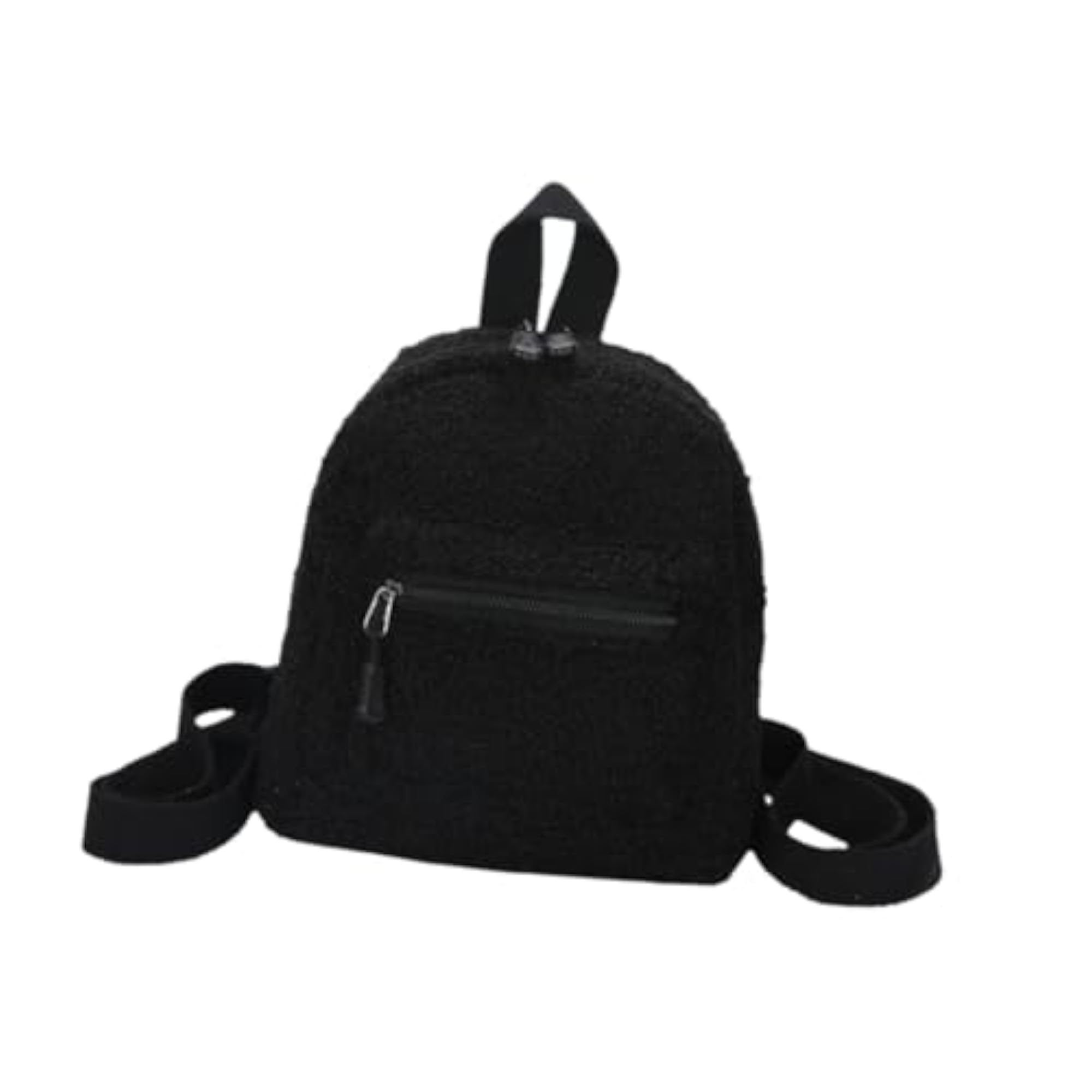 Plush Backpack Adjustable Strap Shoulder Bag