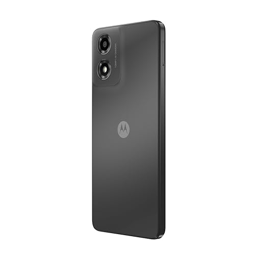 Motorola Moto E14 (2/64 Go, Batterie 5000 Mah, Écran 6,56' Hd+ 90 Hz, Appareil Photo 13Mp, Processeur Unisoc T606, Dual Sim, Android 14 (Go Edition)), Gris Anthracite