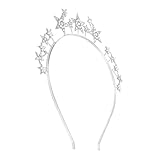Décorations d'étoiles uniques : décorations d'étoiles et de ajoutent un unique et à look, bandeau, bandeau de diadème de mariage Utilisation polyvalente : convient à diverses occasions, y compris fêtes, célébrations, de mode et plus , ce qui en fait ...