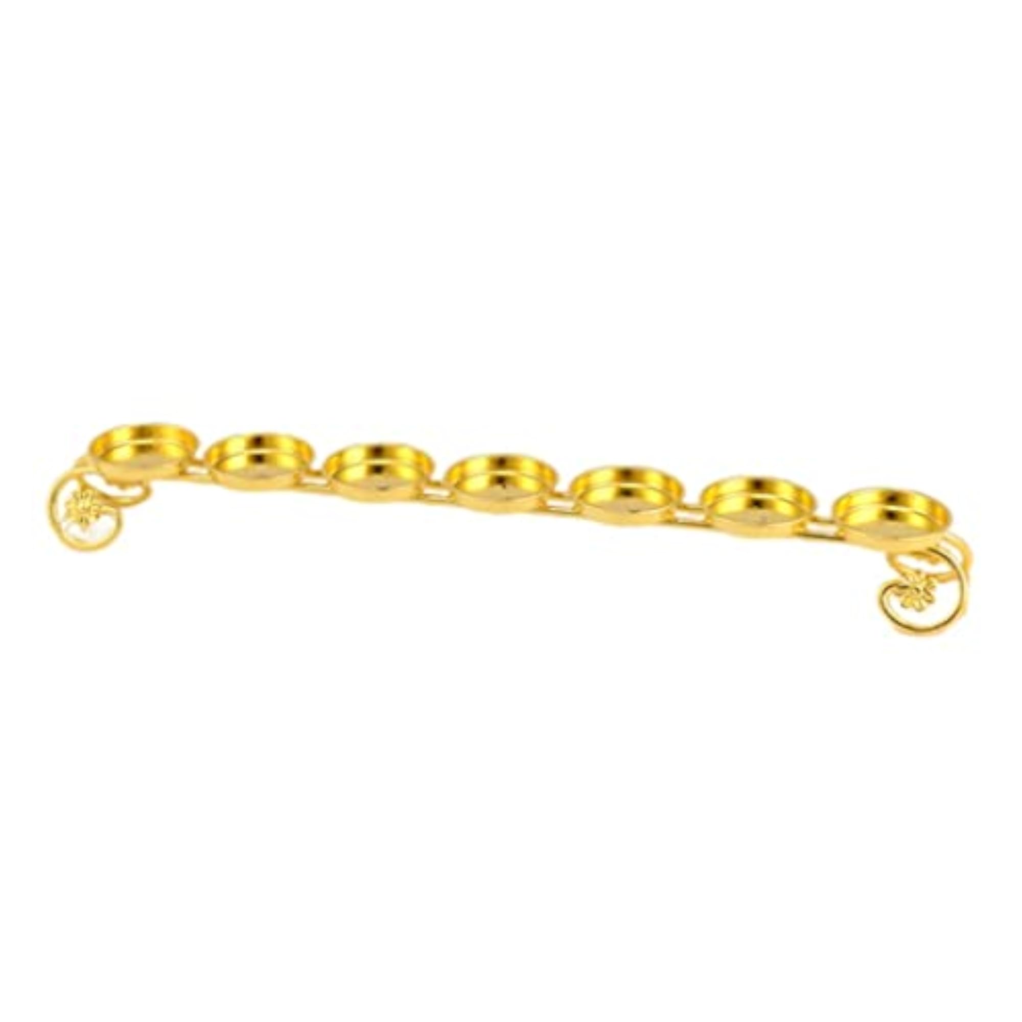 Classic Golden Butter Lamp Holder for Temples
