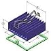 ATS-X53350B-C1-R0, High Performance BGA Cooling Heat Sink