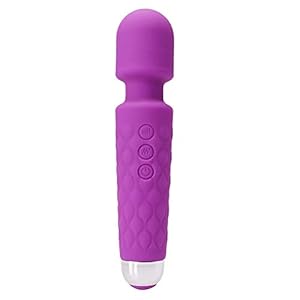 PAGHADI Wand Massager with 10 Magic Vibration Modes Personal Handheld Rechargeable Waterproof Mini Massager Machine for Women & Men - Multicolor