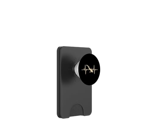 Battement Coeur Plongée sous Marine Homme Humour Drôle PopSockets PopWallet pour MagSafe