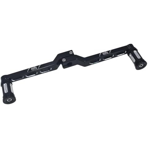 PPR PIT PRO RACING Motorcycle Heel Toe Grom Shifter Lever, Gear Shift Lever Replacement for FL Softail Touring Electra Glide Road King Road Glide Tri Glide Trikes (Black) Cover