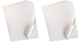 50 Blatt DIN A4 Perglanz-Papier Elfenbein Weiss-Metallic, Bastelpapier mit Perlmutt-Schimmer, 120 g/m² (Packung mit 2)