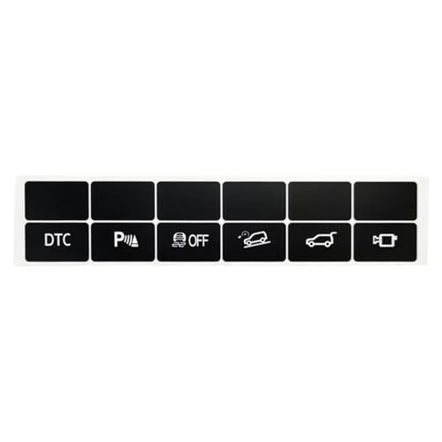Autocollants de réparation pour bouton de climatisation BMW X5 E70 habitacle propre