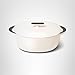 Caraway Enameled Cast Iron Dutch Oven - 8qt Dutch Oven With Lid - 3 Layer Enamel Coating - No Seasoning Required - Compatible With All Stovetops - Oven Safe - No Forever Chemicals - Cream