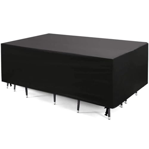 ZUROJ Funda para Muebles de Jardín 200x50x30cm Funda Mesa Exterior Protectora Muebles de Jardín Funda Muebles Patio Mesa Terraza Funda 420D Oxford Muebles Cubrir