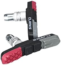 Clarks Elite MTB/Hybrid Brake Pads Integral Block W/ Triple Compound Insert Pads, 72 mm