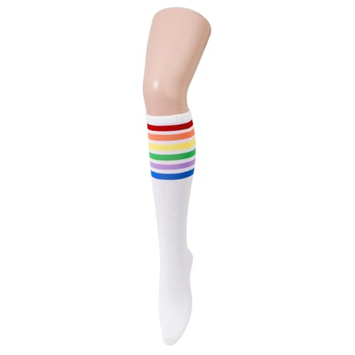 Image of American Trends Women's Knee High Socks, Athletic Thin Thigh High Stockings