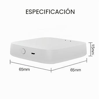 MOES Tuya ZigBee y BLE Multimodo Smart Home Gateway WiFi Mesh Hub, Funciona con Productos Tuya ZigBee o BLE Smart Home, Control de voz a través de Alexa Google Home