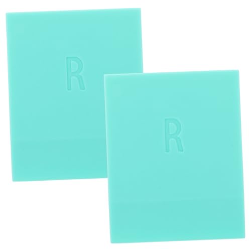 Homoyoyo 2 Stück Gummi Siebdruckrakel Klein Abgerundete Ecken Langlebig Verschleißfest Für Handdruck Textildruck Und Selbstgemacht