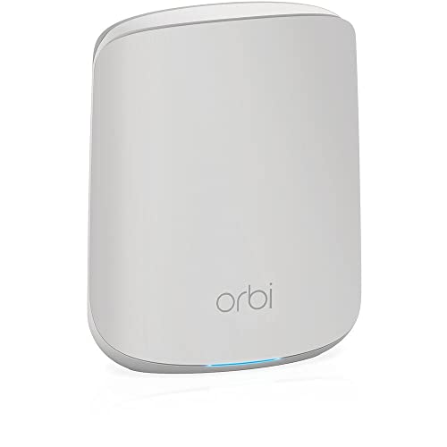 NETGEAR Orbi Mesh WiFi 6 RBK353, Sistema de Doble Banda Compuesto por 1 Router y 2 Extensores satélite, Cobertura de hasta 300 m² y más de 30 Dispositivos, AX1800 (hasta 1.8 Gbps)