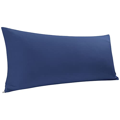 PiccoCasa Body Pillow Cover Egyptian Cotton Bolster Pillow Cases