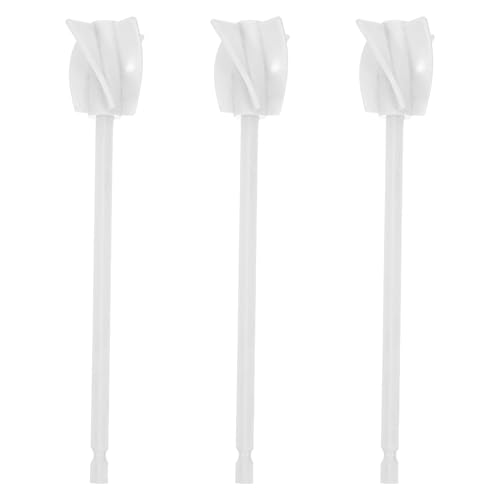 Gadpiparty Paleta Mezcladora de Resina Epoxi para Taladro 3 Piezas Plástico Resistente Herramienta Reutilizable para Mezclar Pintura y Resina Accesorio Portátil Adecuado para Proyectos y