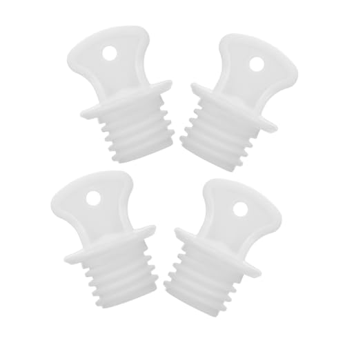 Didiseaon 4Pcs Rubber Stopper for Hot Water Bottles Leakproof Replacement Seal Fit for Warm Water Bags Durable Design for Home Office Travel Use