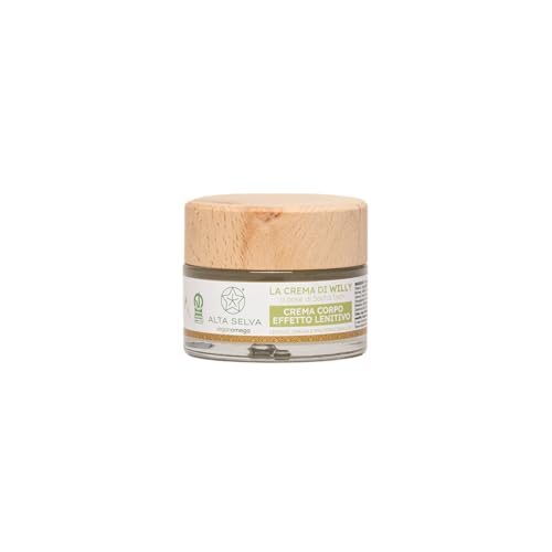 Crema calmante con Sacha Inchi 100 ml, hidratante emoliente natural, piel suave y protegida, ideal para pieles sensibles y delicadas