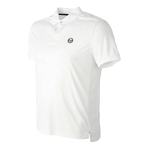 Polo Sergio Tacchini 38945-121 homme blanc taille S vêtement sport