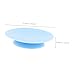 Healeved 5pcs Silicone Suction Plate Double-Sided Suction Cups for Non-Slip Tableware and Easy to Clean Utensil Rest Pads for Boy Girl and Seniors for Home Dining