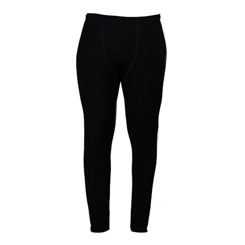 Image of Reise 4-Way Stretch Haut Base Layer- Bottom for Bikers| Ergonomic Cut Moisture Wicking 100% Breathable Fabric- Black