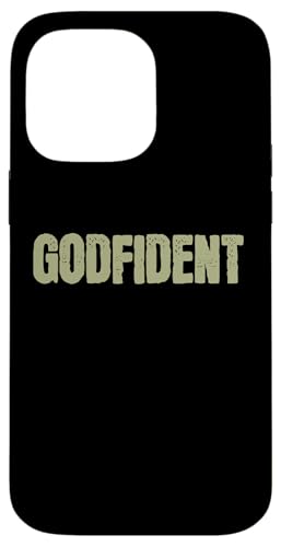 Godfident �N���X�`���� �M�� �_�ւ̐M�� �@������ �X�}�z�P�[�X iPhone 14 Pro Max �p