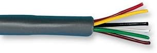 Multiconductor Unshielded Cable, Xtra GuardÂ Flex Control, Slate, 2 Conductor, 16 AWG, 1.32 mm²
