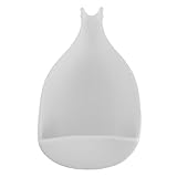DECORNIJIA Plato Cerámico Forma Botella Vino Ligero Resistente Bandeja para Servir Cenas Aperitivos Decoración Restaurante