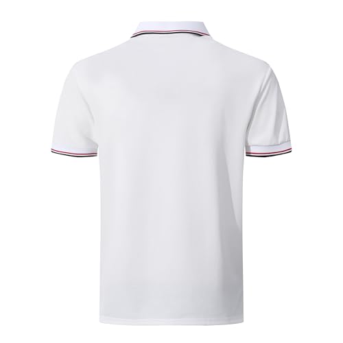 Men's Breathable Active Polo Shirts for Golf Quickly-Dry Performance Casual Wear Short Sleeve Tee3