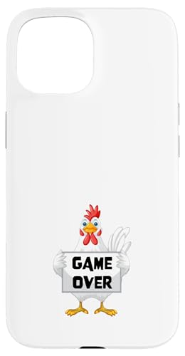 �`�L���Q�[�� Don't Look At The Chicken Game Over Funny �X�}�z�P�[�X iPhone 15 �p