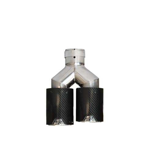 Embout échappement universel double 93mm tuyau décoratif pour silencieux voiture