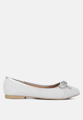 Gizeh Women Rhinestone Embellished Ballerinas2