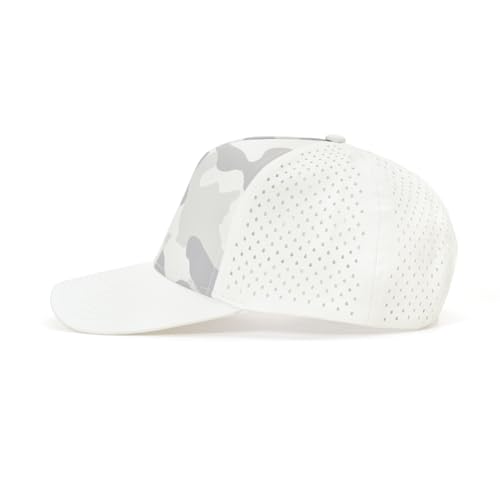 Image of Men Quick Dry Water Resistant Mesh Snapback Baseball Cap Adjustable Hat 22 inch-23.6 inch(56-60cm) for Golf Running Workout